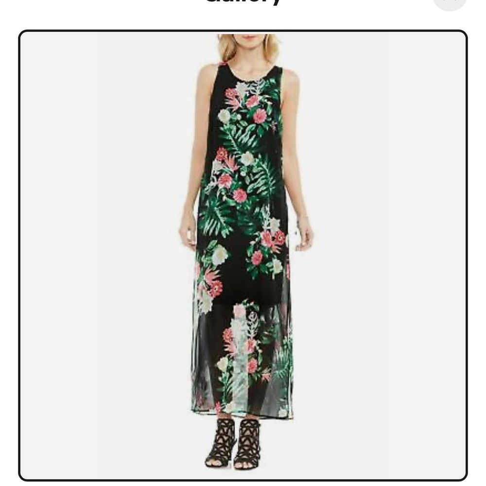NWT Vince Camuto Havana tropical floral maxi dress S
